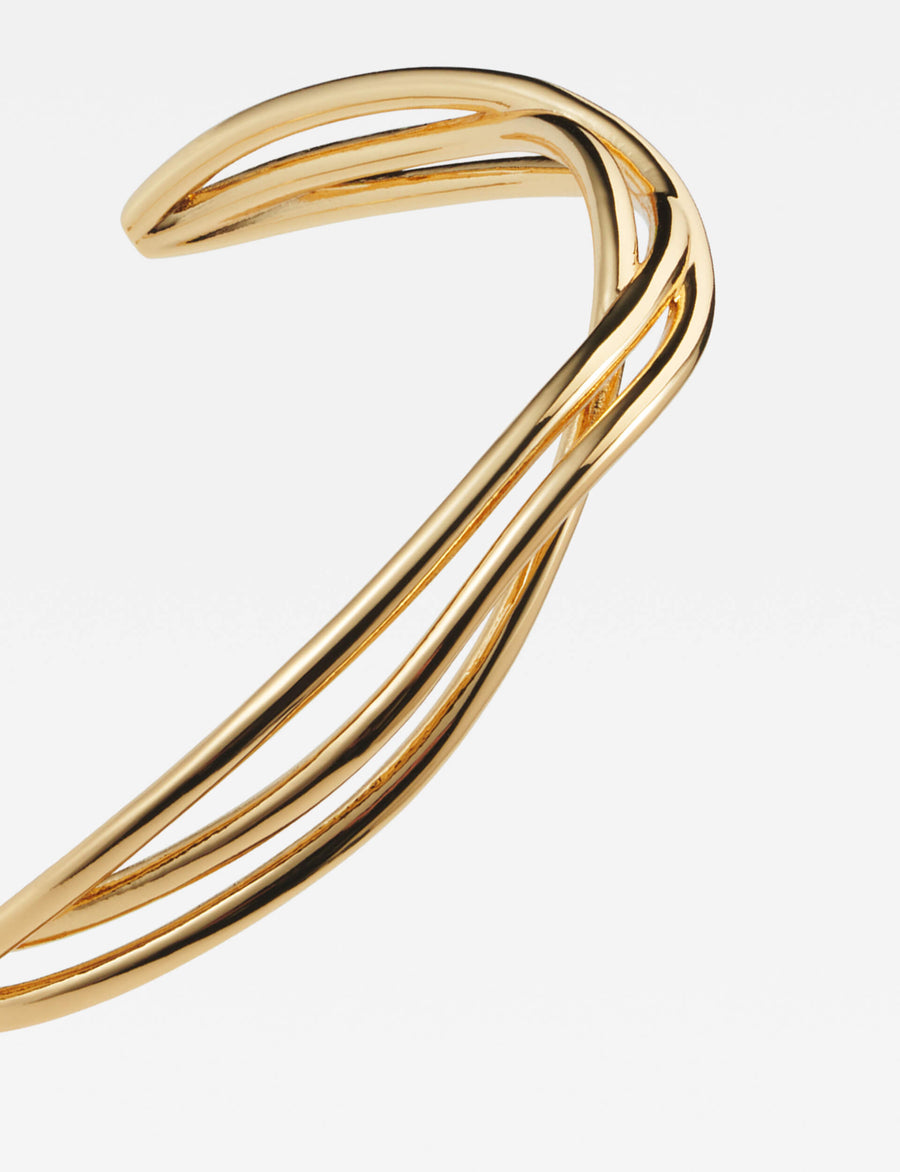 EVOLVE GOLD BANGLE