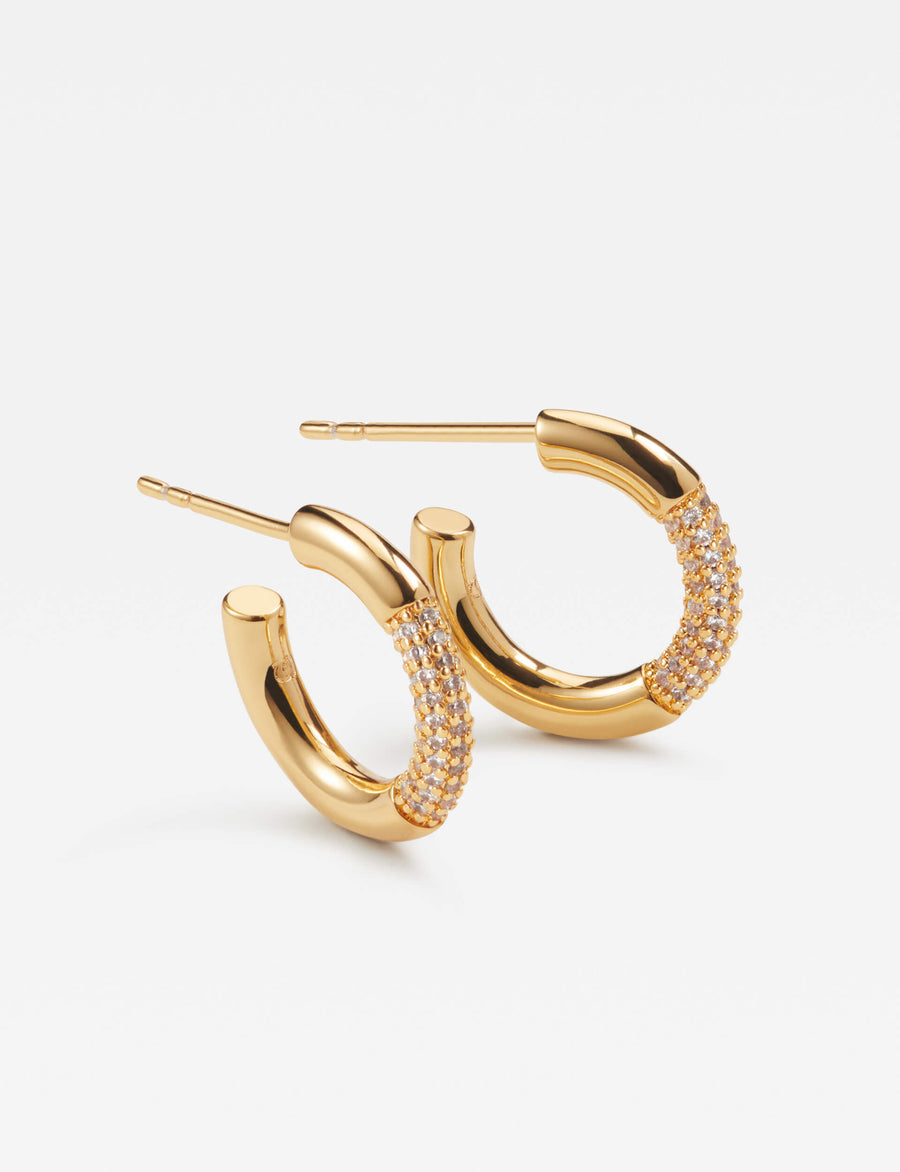 LAPSE GOLD HOOPS
